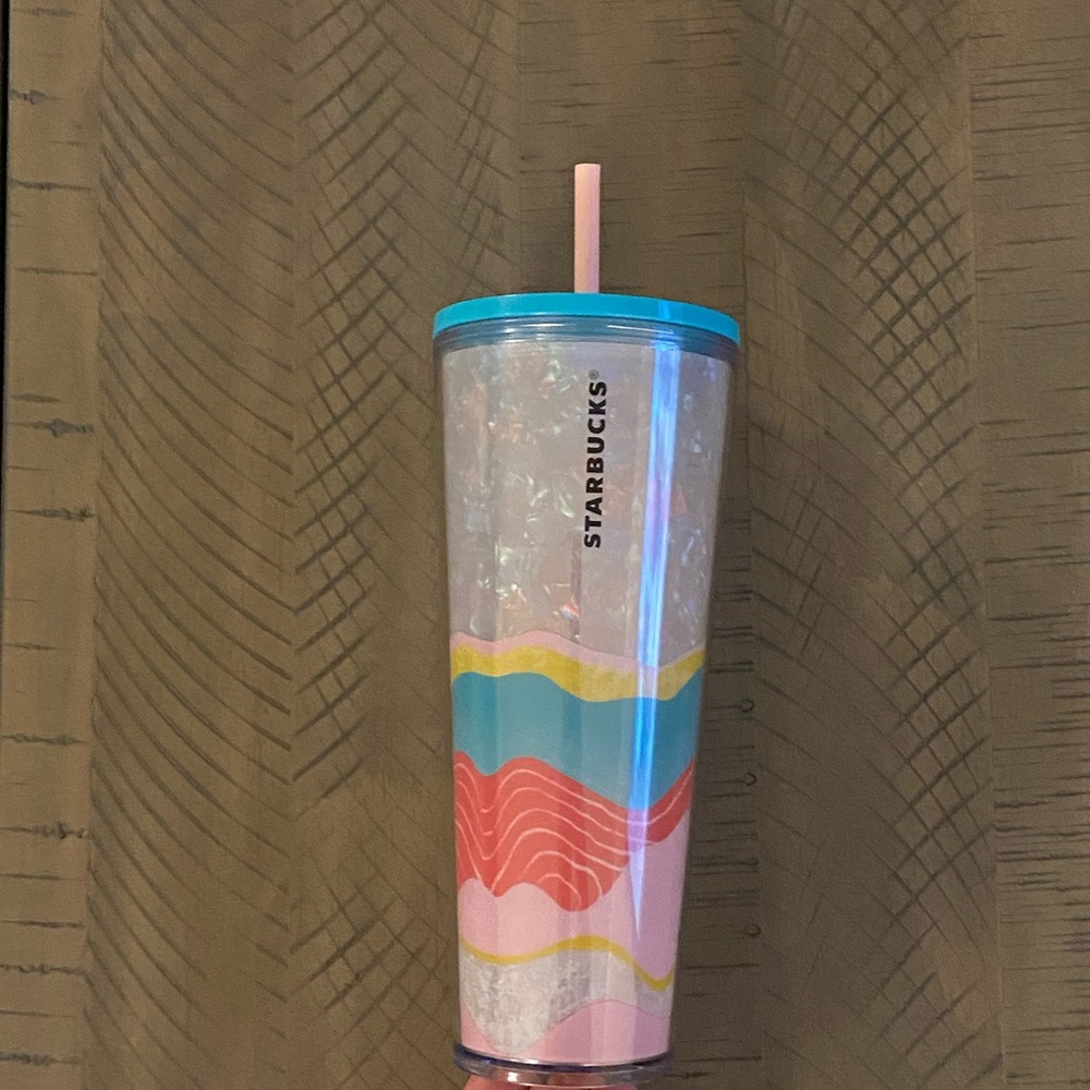 💖 NWT Starbucks Spring Teal Tumbler 💖